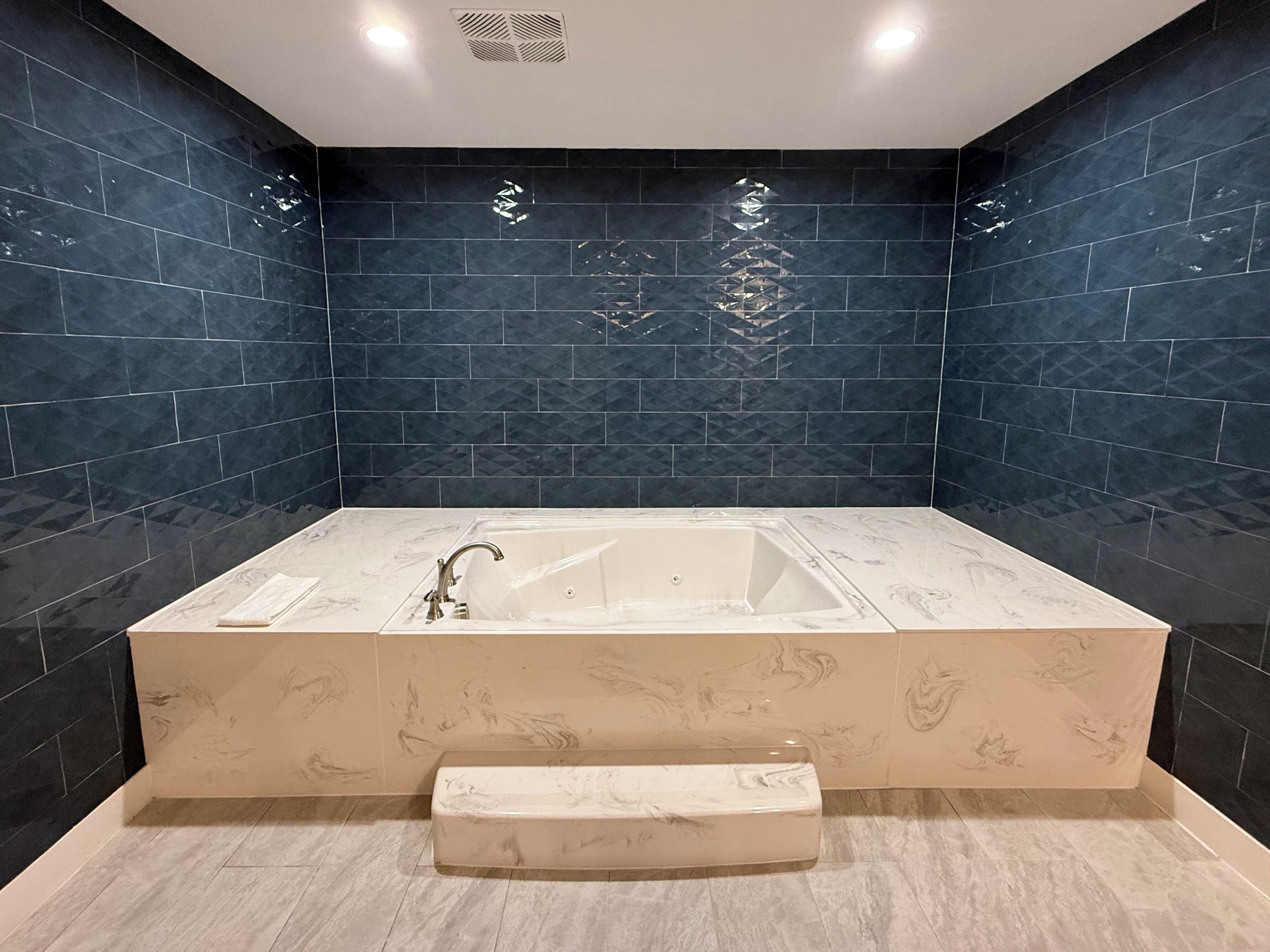 Luksus-værelse - 1 kingsize-seng - boblebad | Privat spabad