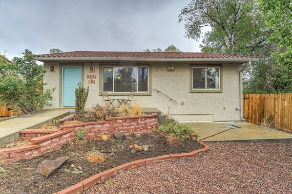 Overnatningsstedets facade