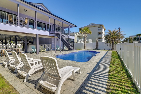 Surfside Beach Vacation Rental | 4BR | 2BA | 1,450 Sq Ft | Stairs Required