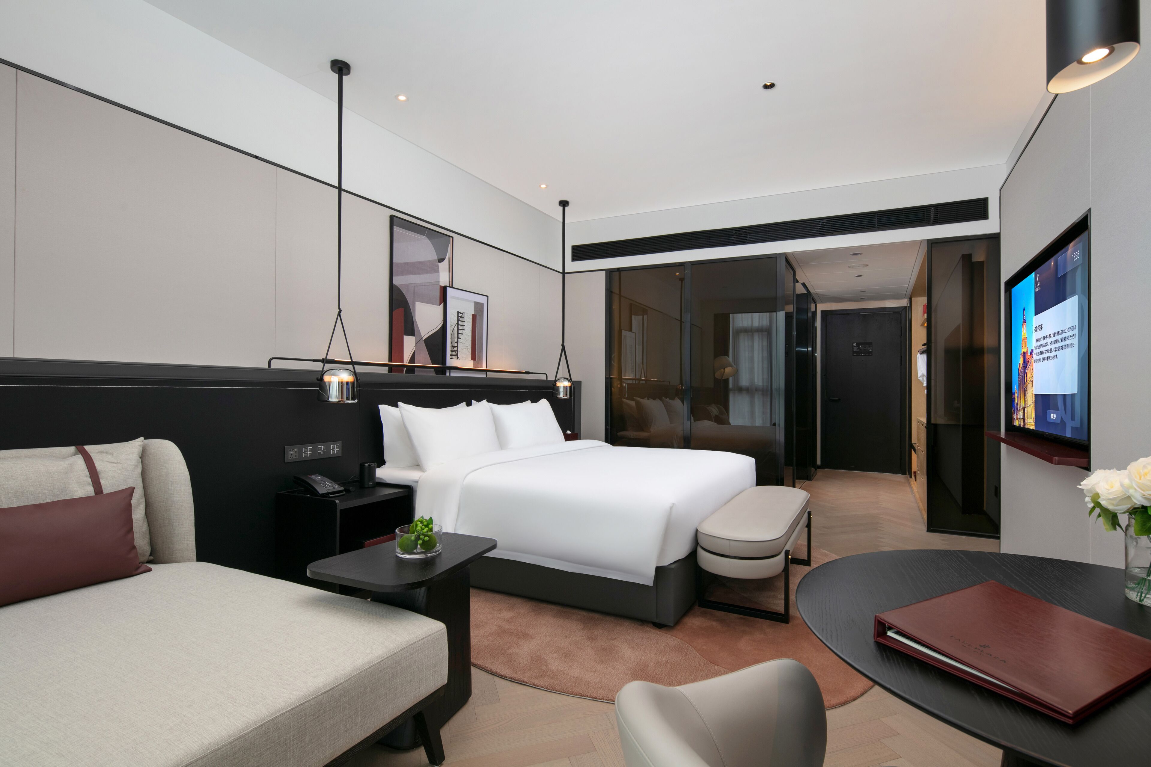 City Double Room | Premium bedding, minibar, in-room safe, blackout drapes