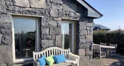 Detached cottage overlooking lake in Connemara