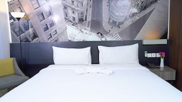 豪華雙人或雙床房 | 迷你吧、免費無線上網、床單