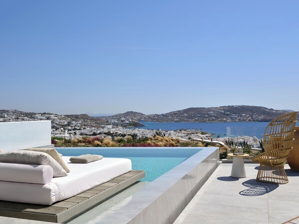 LAMDA Grand Suite with Private Pool & Sea View | Strand-/Meerblick