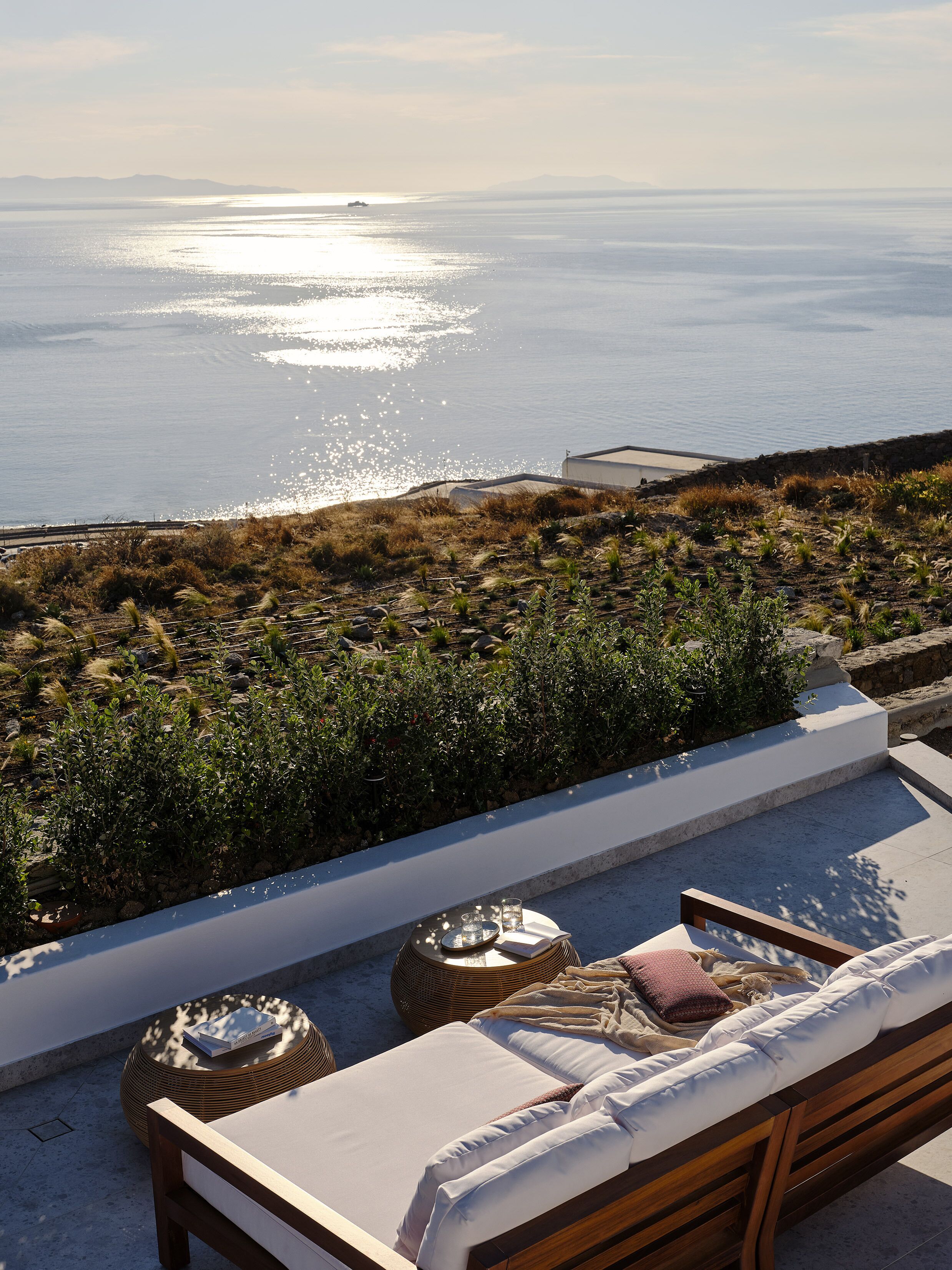 ZETA Two Bedroom Maisonette with Private Pool & Sea View | Egyptian cotton sheets, premium bedding, pillowtop beds, minibar