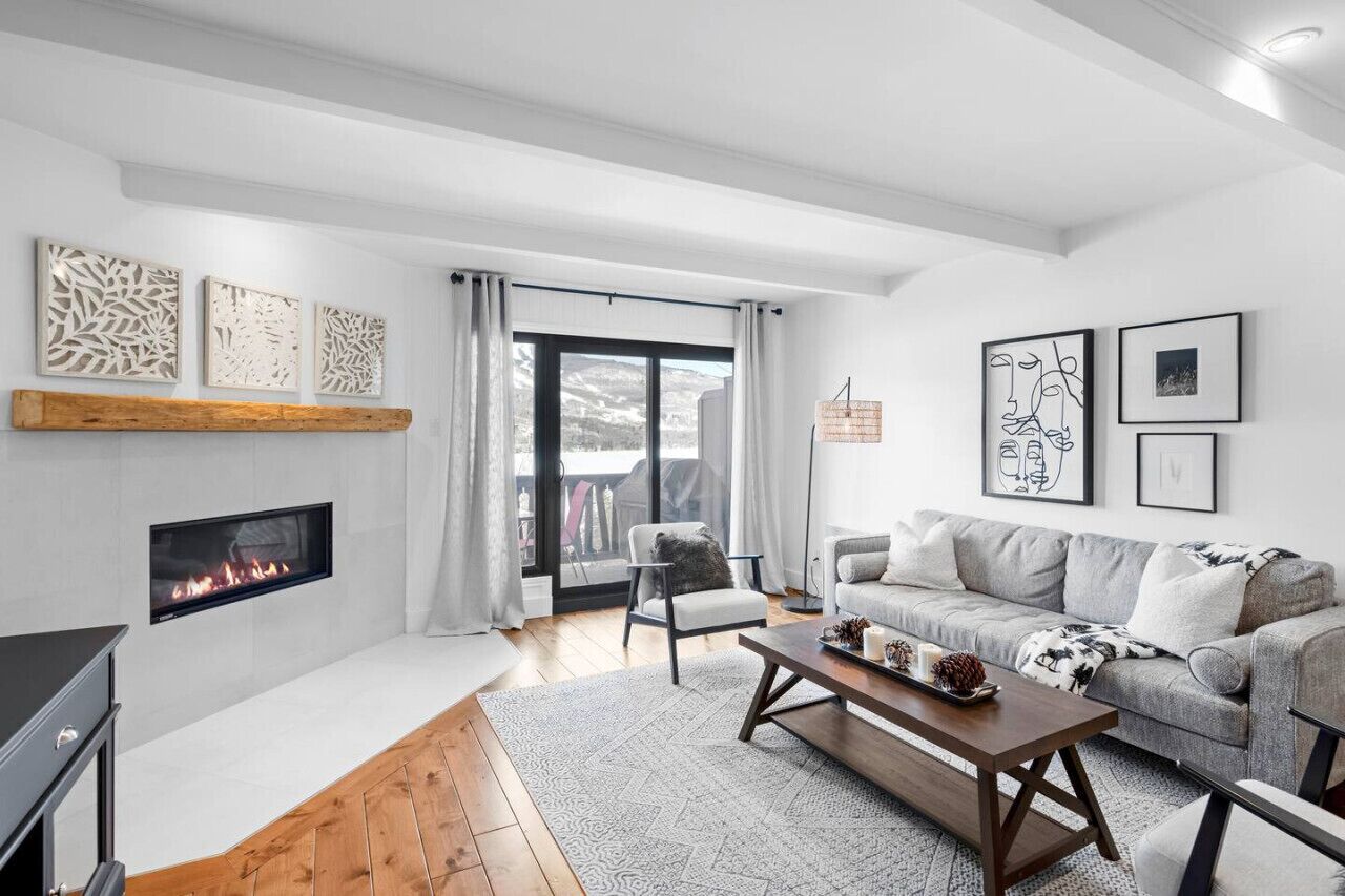 TV connectée, cheminée