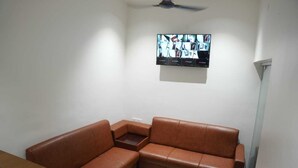 Área de estar no saguão