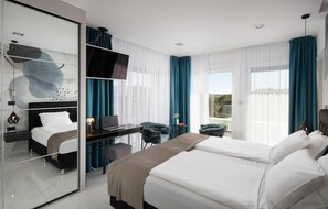 4 Schlafzimmer, Zimmersafe, Reisekinderbett, kostenloses WLAN