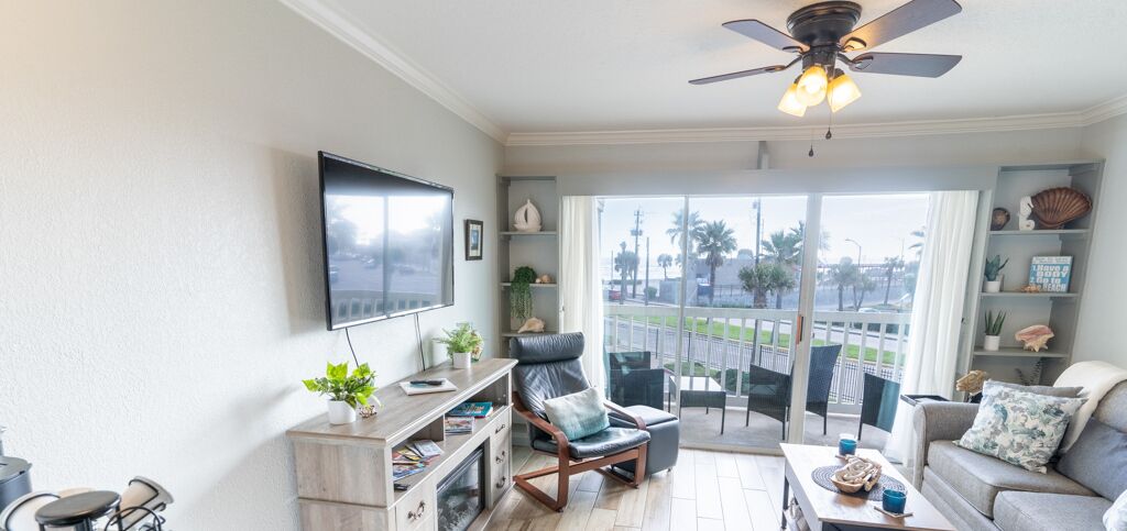 Smart-tv en een open haard