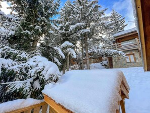 Property grounds - Cozy mazot in the pines, ski-in/ski-out in Courchevel (Courchevel 1850)