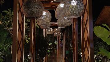 Front of property – evening/night