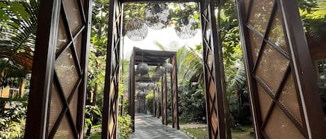 Façade de l’hébergement