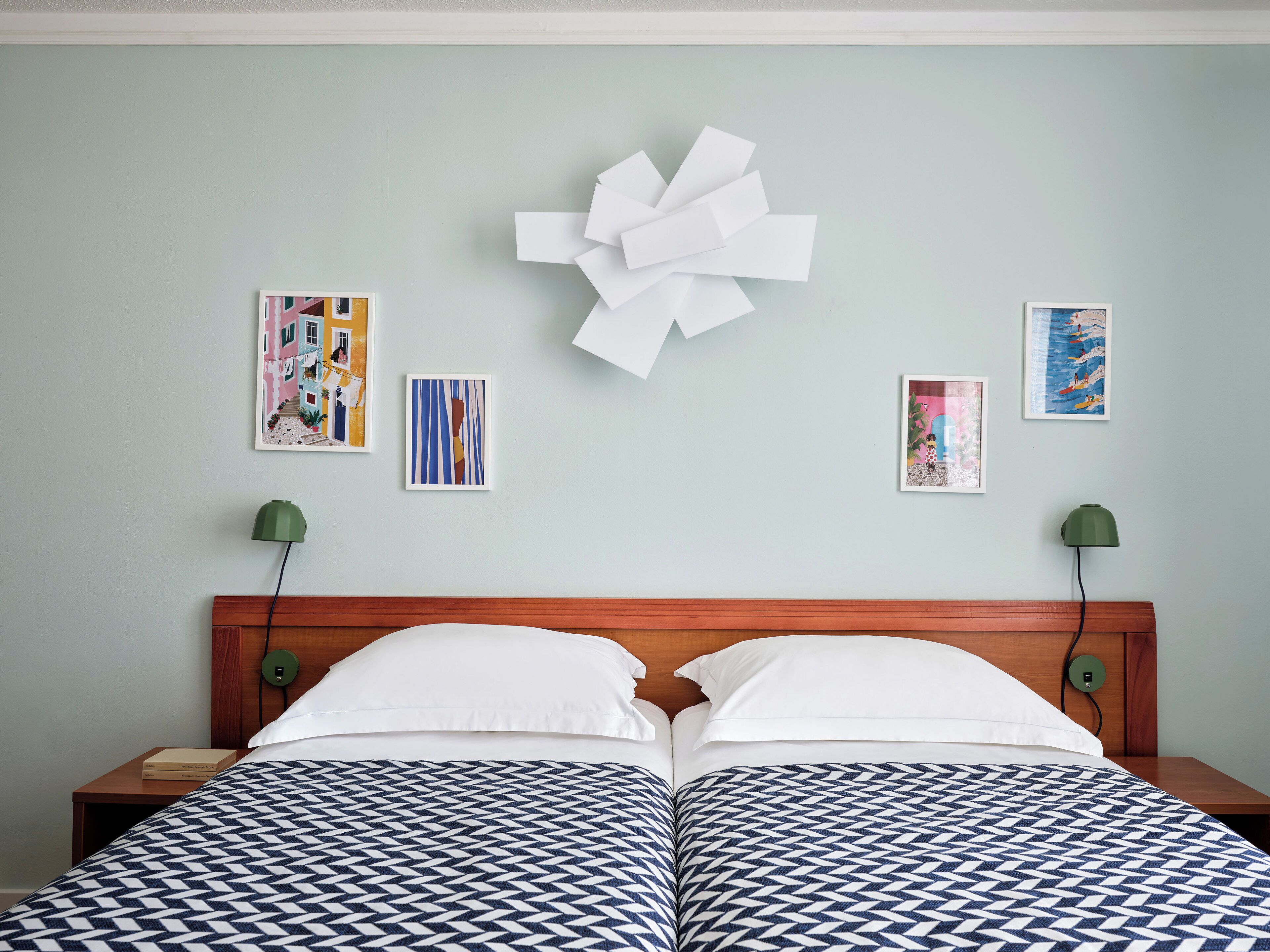 Twin Room 18m² Courtyard/Park View with Balcony | Työpöytä, ilmainen Wi-Fi