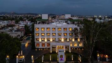 Voorkant van accommodatie