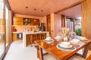 Fridge, microwave, oven, stovetop - Unique 2Bedroom Villa Near Tulum's PristineBeaches (Tulum)