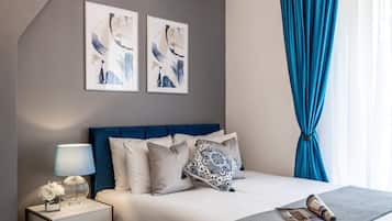 4 bedrooms, iron/ironing board, travel cot, WiFi