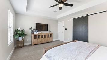 4 bedrooms, iron/ironing board, travel crib, WiFi