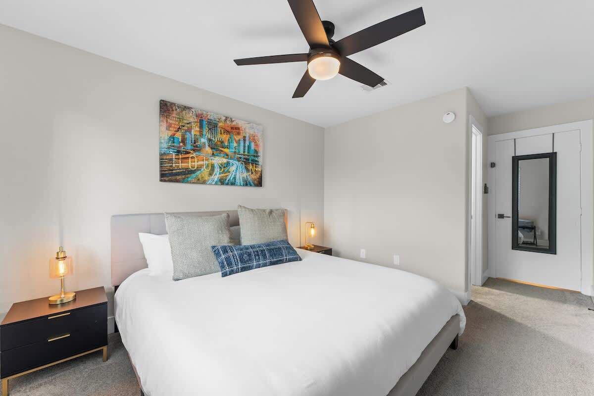 4 bedrooms, iron/ironing board, travel crib, WiFi