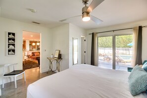 4 dormitorios, tabla de planchar con plancha, wifi y ropa de cama