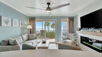 TV, fireplace, offices