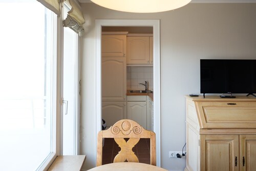 Helles Appartment in Nähe zum Strand und Zentrum