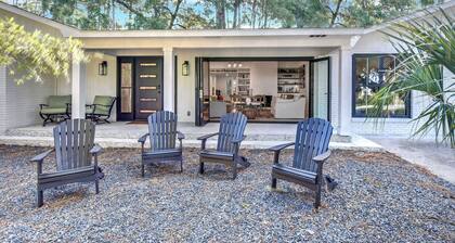 Jekyll Island Marsh View • 2 Living Rooms • Full-Sized Pool Table • Firepit