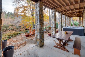 House (3 Bedrooms) | Interior - Riverfront Blue Ridge Cabin w/ Private Hot Tub (Rutherfordton)