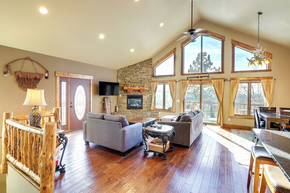 House (3 Bedrooms) | Interior - Lead Cabin Rental w/ Private Hot Tub & Game Room! (Lead)