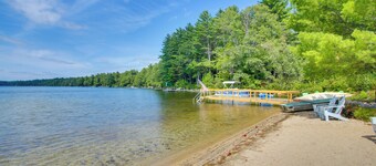 'the Acres' Panther Pond Cabin w/ Beach & Dock!
