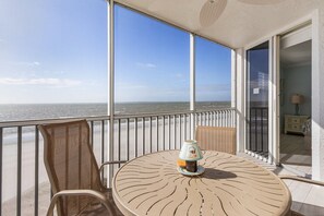 Balcony - Beach Villas #401 - 250 Estero Blvd 2 Bedroom Condo by RedAwning (Fort Myers Beach)