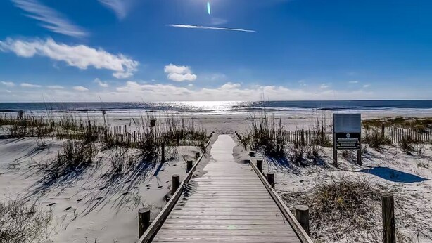 Nær stranden