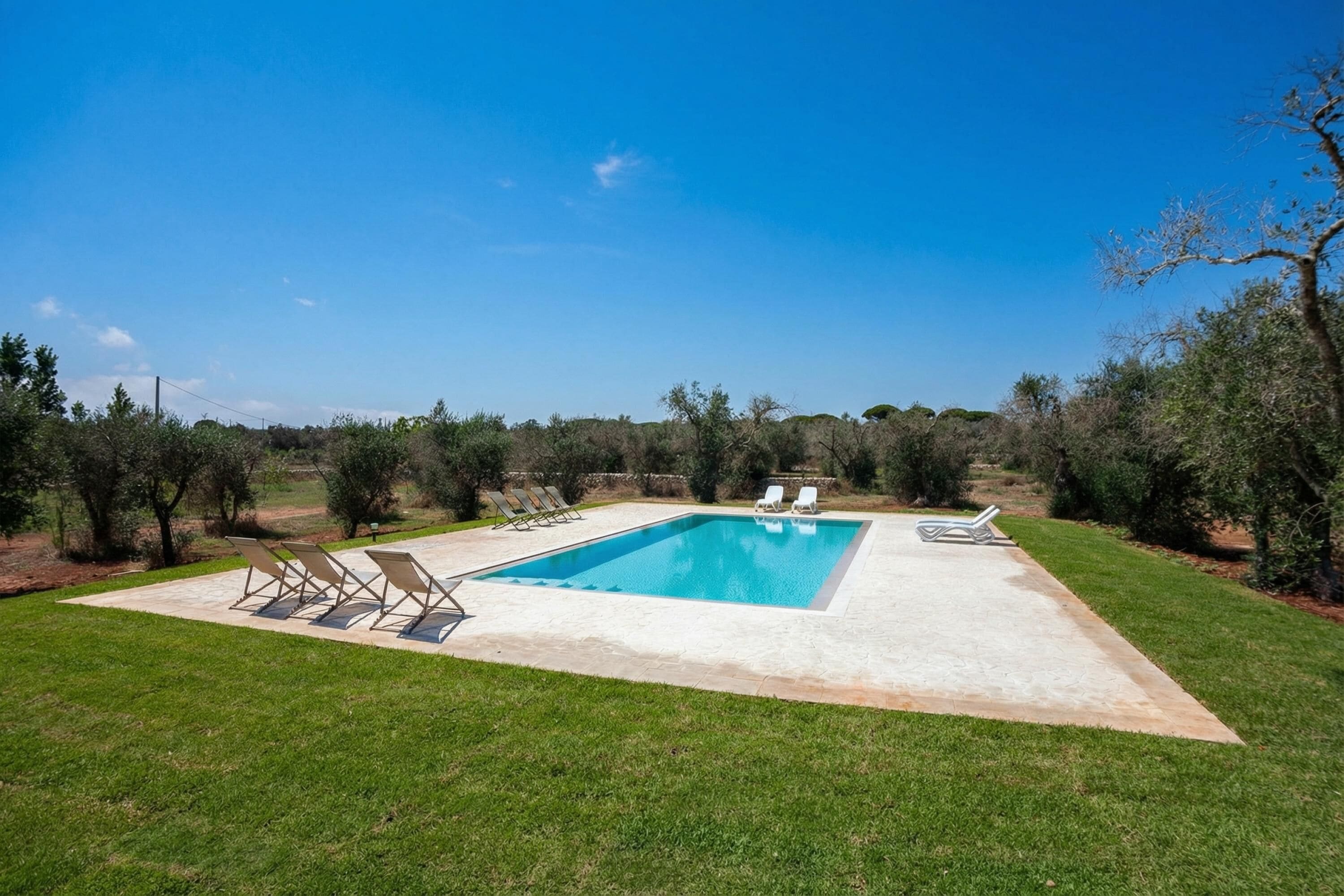 Standard Villa, Multiple Bedrooms, 2 Bathrooms (Villa Salentina With Garden And Pool) | Pool | Seasonal outdoor pool