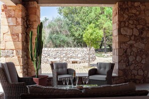 Terrace/patio - Villa Salentina With Garden And Pool (Ortelle)