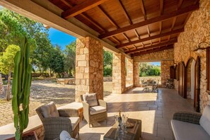 Terrace/patio - Villa Salentina With Garden And Pool (Ortelle)