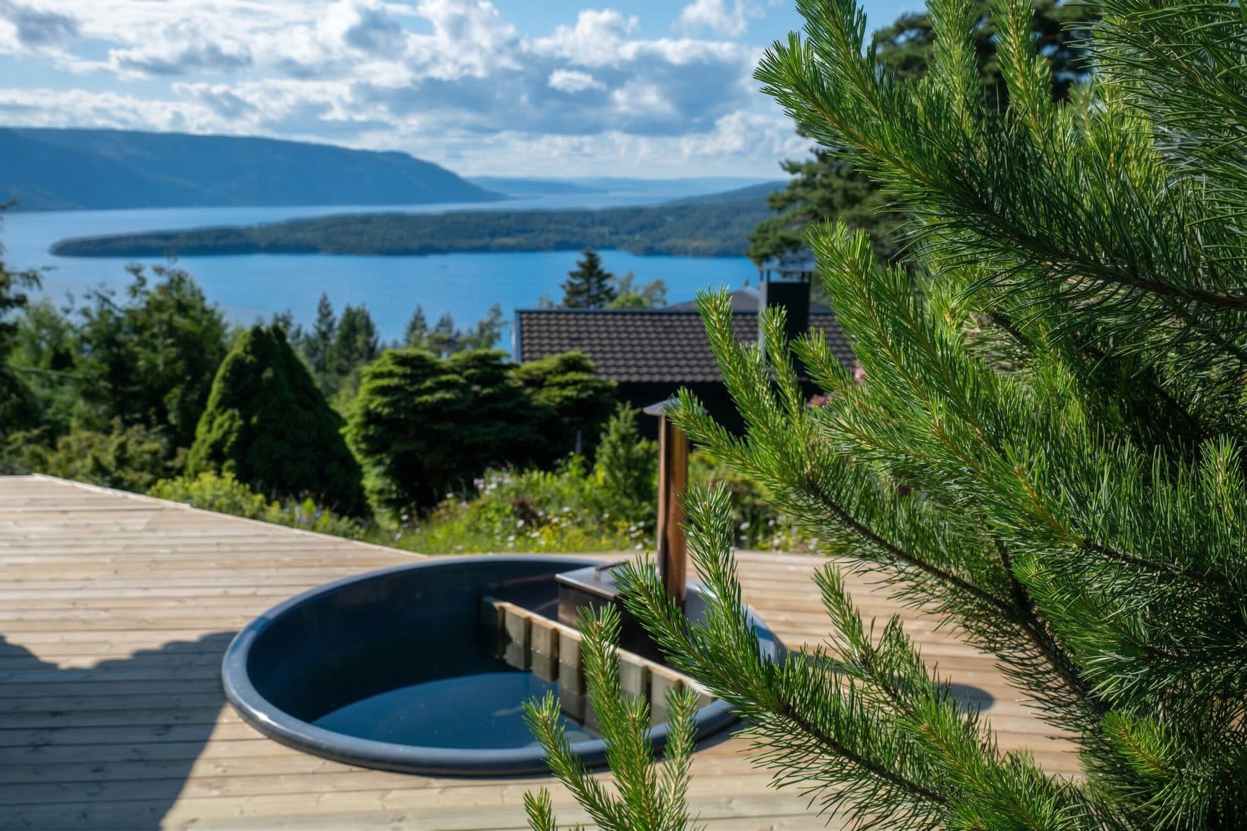 Bain à remous extérieur