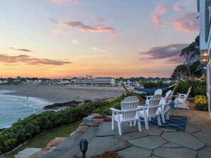 Terrace/patio - Overlook Beach House #3- York Beach Maine Rental (York)