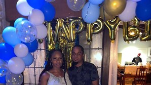 A room with a table set for a celebration, balloons, and a 'Happy Birthday' sign. - Reef Utopia Tobago Private Beautiful Villa,3mins Walk to Beach,Great Pool,Garden (Tobago)