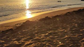 On the beach