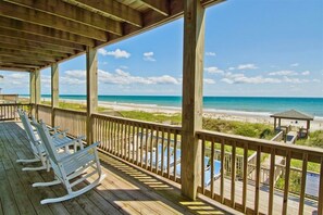 Property grounds - Rain Forest, Oceanfront House in Emerald Isle, NC! (Emerald Isle)