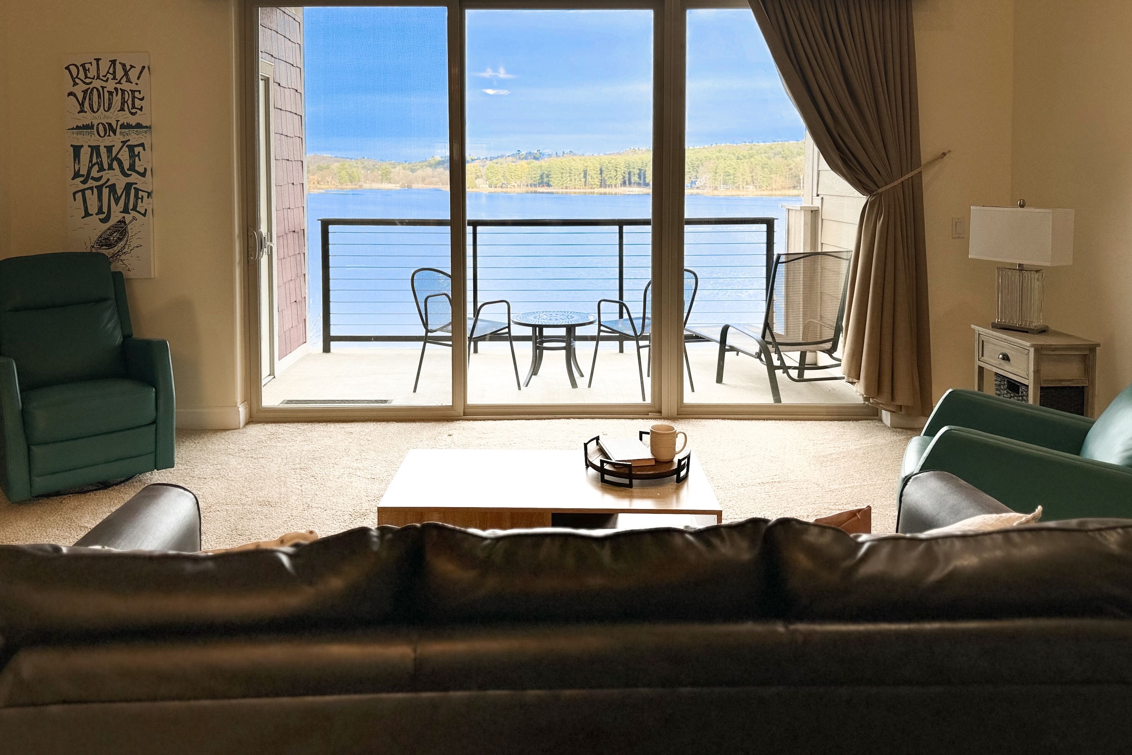 Delight in a plethora of luxe amenities at this lakefront Delton Grand condo