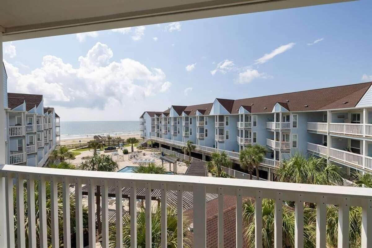 Ocean view from the private balcony