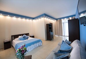 1 bedroom, iron/ironing board, free WiFi, bed sheets - NV Blue Suite Nikiana Lefkada — AV Properties (Nikiana)