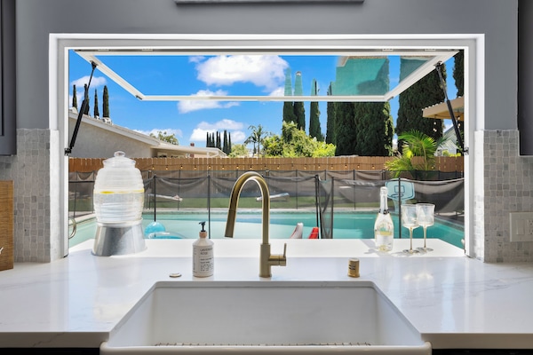 AuĂenpool, beheizter Pool