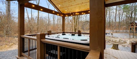 Bain à remous extérieur