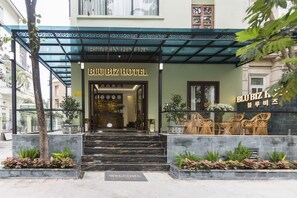 Fassade der Unterkunft