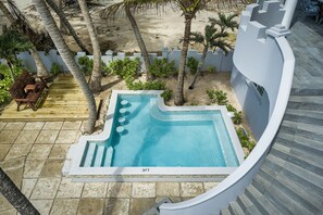 Outdoor pool - Stunning Oceanfront Apartment with Private Pool, Kayaks & Breathtaking Views! (San Pedro)