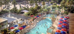 Pool - Hot Tub | Beach View | Pet Friendly | 2 King Suite (Galveston)