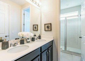 Hair dryer, towels
