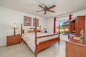 4 slaapkamers, een strijkplank/strijkijzer, wifi, beddengoed