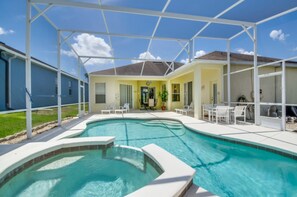 A heated pool - Last Minute Disney Getaway! Villa with Private Pool & Hot Tub. Book Now! #16218 (Orlando)