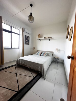 1 bedroom, in-room safe, iron/ironing board, travel cot